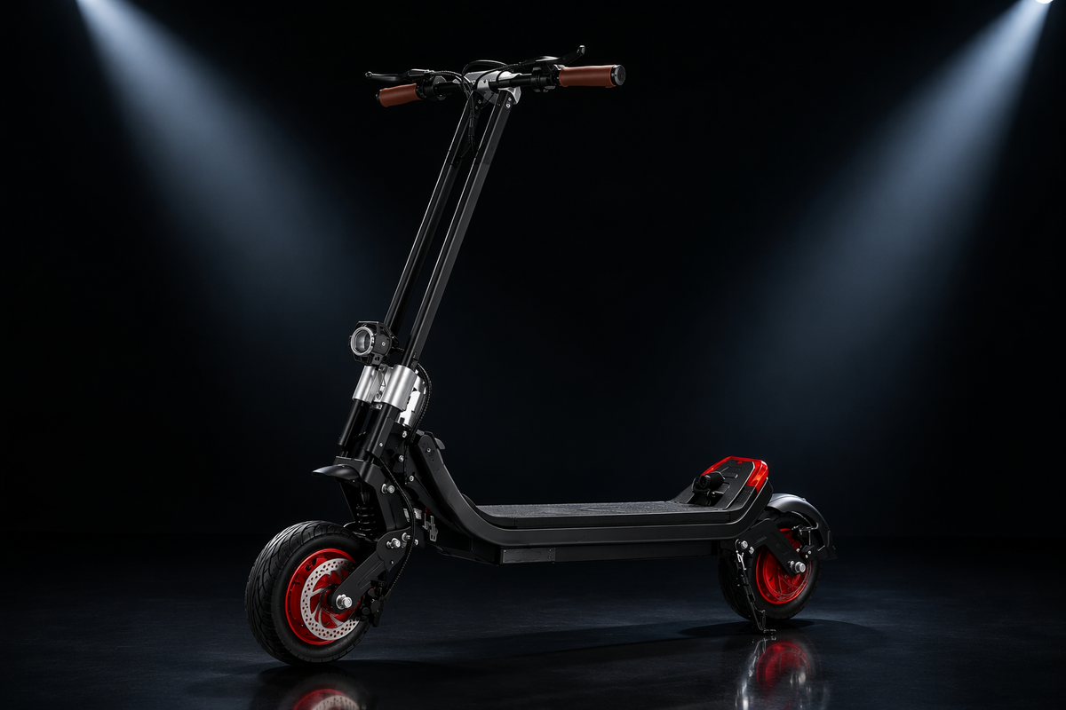 Trottinette électrique tout-terrain G63 Gyroor en usage